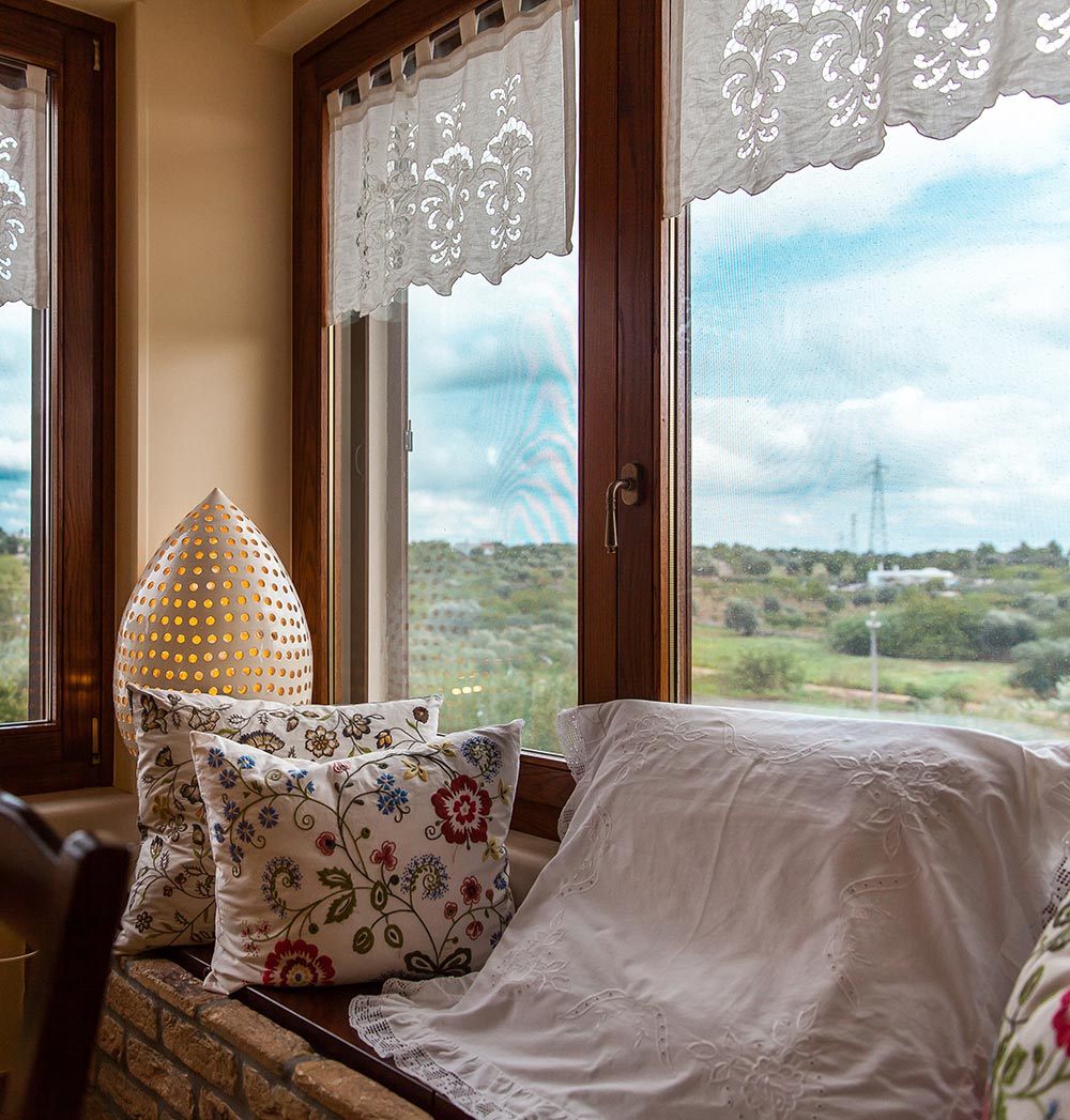 View Of The Apulian Countryside From The Country House