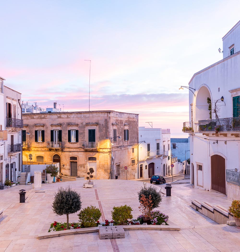 Vue sur le centre d'Ostuni