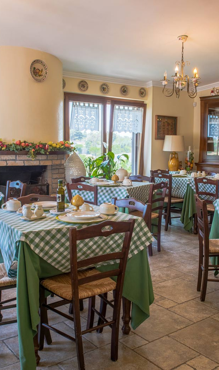 Sala Ristorante dell'Agriturismo Salinola