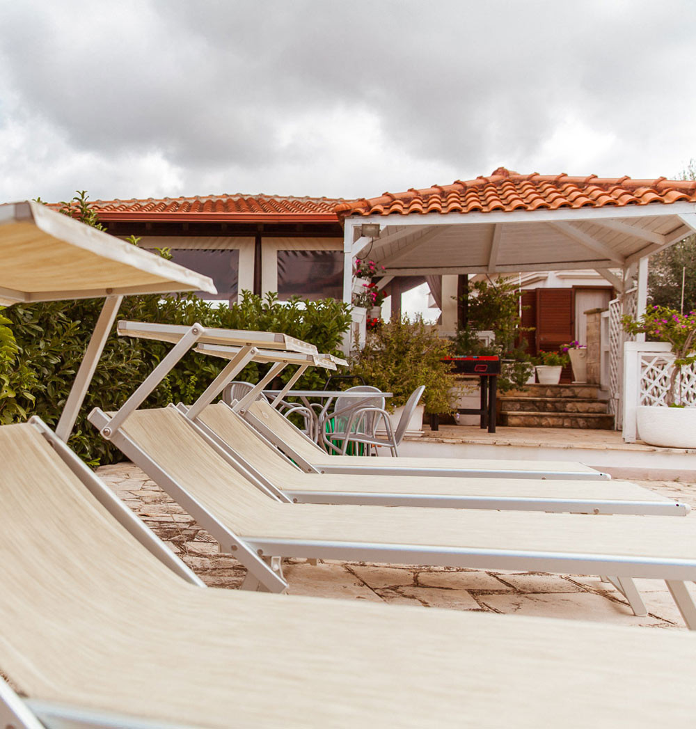 Lettini prendisole dell'Agriturismo