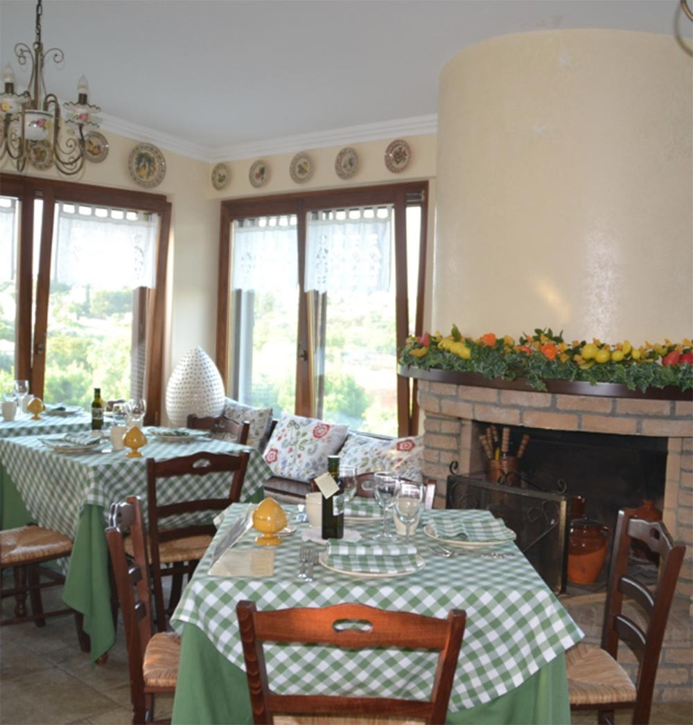 Sala Ristorante dell'Agriturismo Salinola