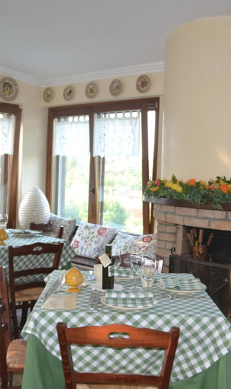 Sala Ristorante dell'Agriturismo Salinola
