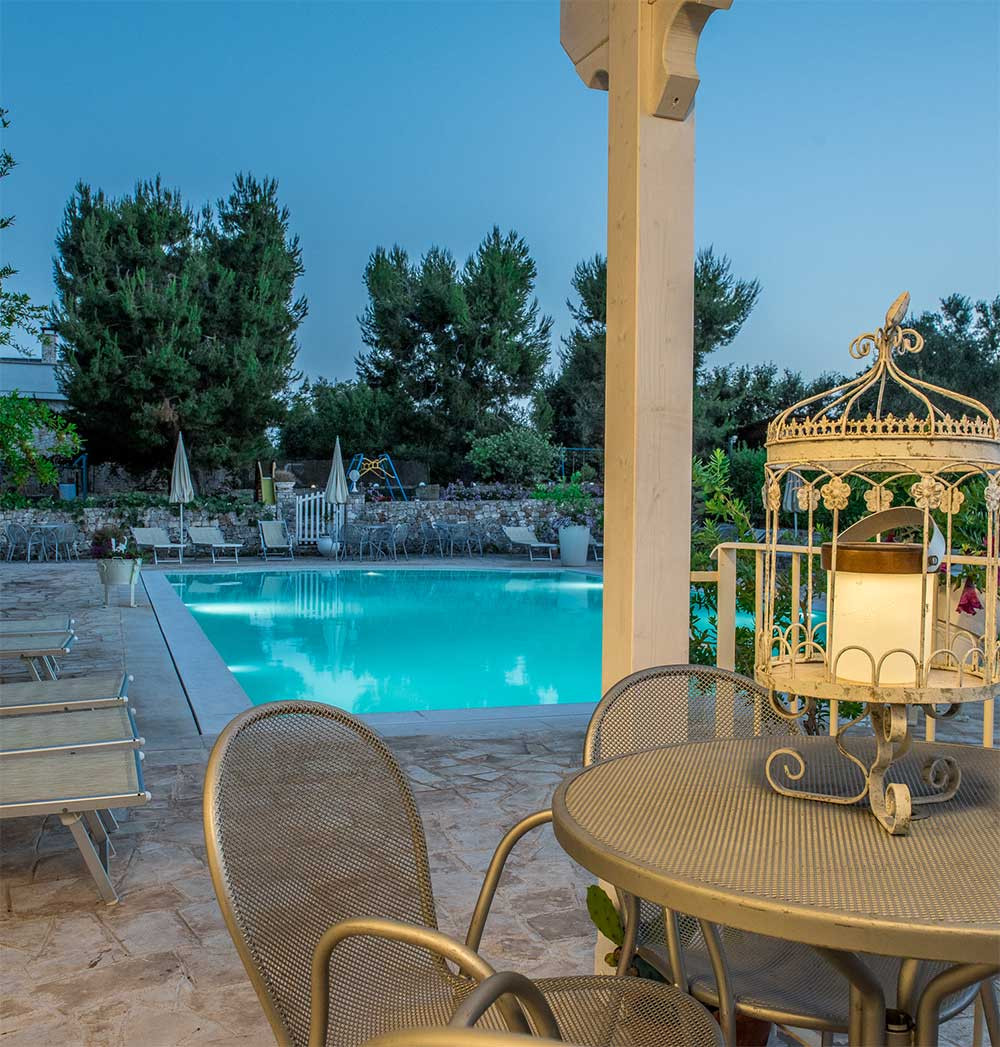 Piscina dell'Agriturismo di Notte