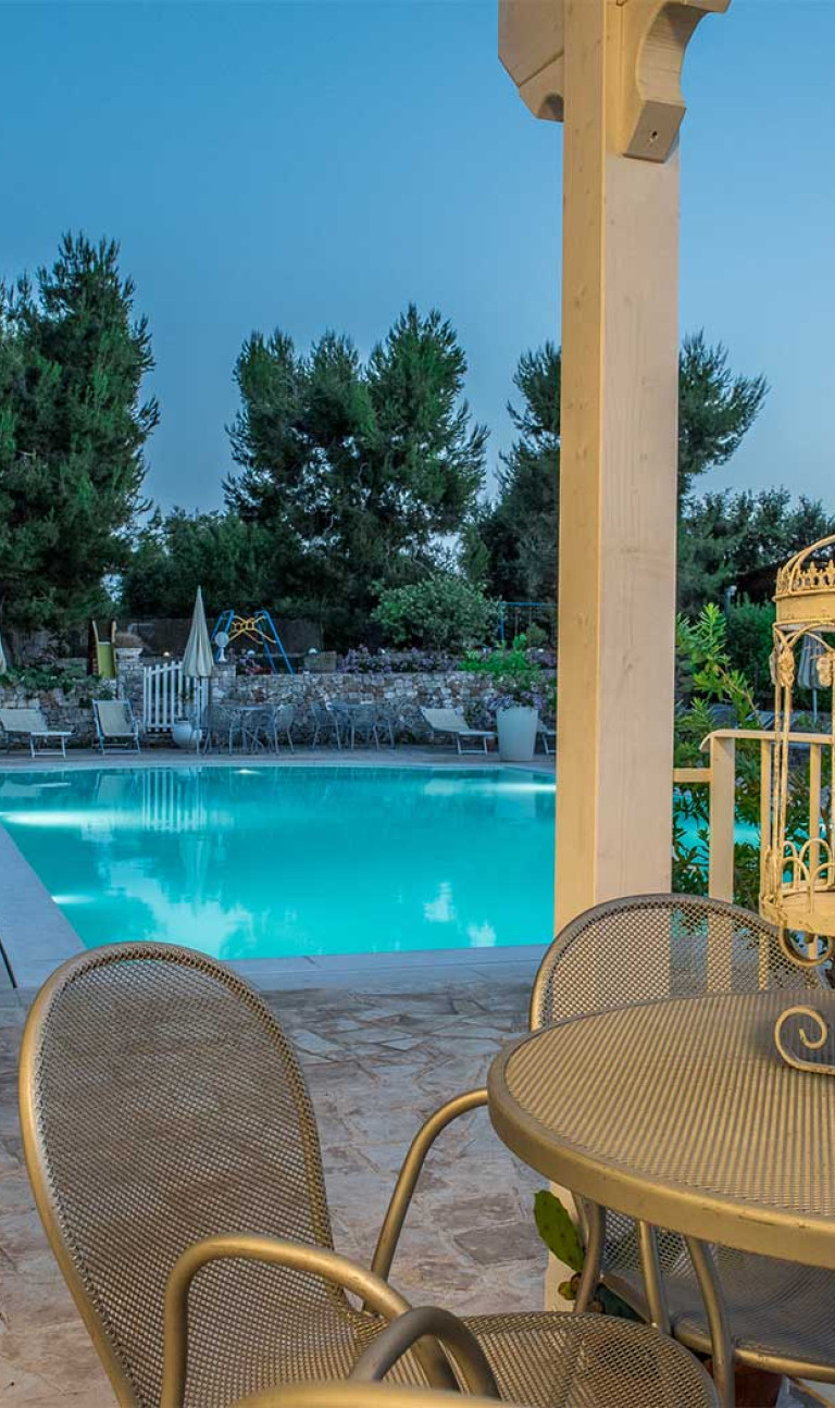 Piscina dell'Agriturismo di Notte